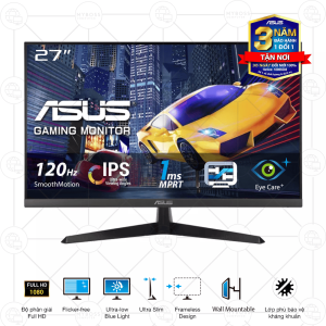 Màn Hình ASUS VY279HGR 27n/ Full HD/ IPS/ 120hz/ 1ms MPRT/ Eye Care Plus/ Adaptive Sync Màn Hình ASUS VY279HGR 27n/ Full HD/ IPS/ 120hz/ 1ms MPRT/ Eye Care Plus/ Adaptive Sync