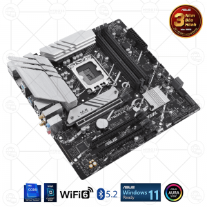 Mainboard ASUS PRIME B760M-A WIFI D4 (Intel B760, Socket 1700, m-ATX, 4 khe RAM DDR4, WIFI + Bluetooth)