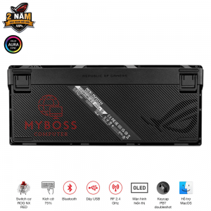 Bàn Phím Cơ ASUS ROG Azoth Wireless/ RED Switch