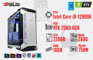 BỘ PC WORKSTATION I9-12900K/ Ram 16G/ SSD Nvme 256G/ VGA RTX 2060