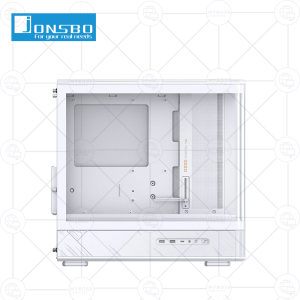 Vỏ Case Jonsbo D200 White - m-ATX (No Fan)