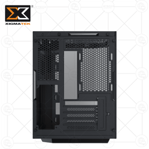 Vỏ Case XIGMATEK CUBI M - Black (Tặng 3 Fan ARGB/ Chỉnh Led Qua Phần Mềm)
