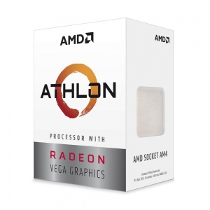 CPU AMD Athlon 3000G / 3.5 GHz / 4 MB Cache L3 / 2 cores / 4 threads/ 12nm / Socket AM4/ Radeon Vega3/ 35W