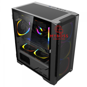 Vỏ Case KENOO ESPORT M500 3F - Black (3 Fan RGB)