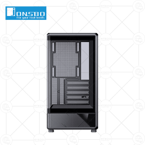 Vỏ Case Jonsbo D200 Black - m-ATX (No Fan)