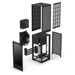 Vỏ case NZXT H1 - Black
