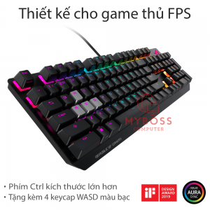 Bàn Phím Cơ ASUS ROG Strix Scope - RGB/ Red Switch