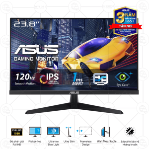 Màn Hình ASUS VY249HGR 23.8in/ Full HD/ IPS/ 120hz/ 1ms MPRT/ Eye Care Plus/ Adaptive Sync Màn Hình ASUS VY249HGR 23.8in/ Full HD/ IPS/ 120hz/ 1ms MPRT/ Eye Care Plus/ Adaptive Sync