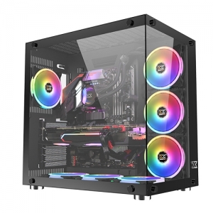 Vỏ Case Xigmatek AQUARIUS PLUS - Black/ No fan