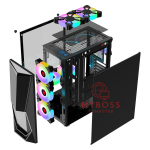 Vỏ Case KENOO ESPORT E400 - 4F ( Tặng 4 Fan LED RGB)