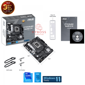 Mainboard Asus PRIME B660M-K D4 CSM (Intel B660, Socket 1700, m-ATX, 2 khe RAM DDR4)