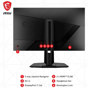 Màn Hình MSI G272QPF E2 27in/ 2K WQHD/ Rapid IPS/ 180hz/ 1ms GTG/ Adaptive Sync
