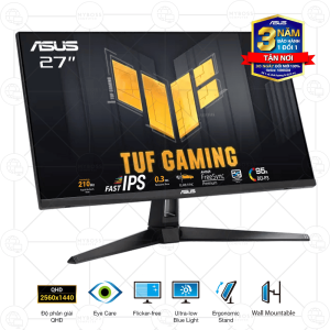Màn Hình ASUS TUF Gaming VG27AQ5A 27in/ 2K QHD/ Fast IPS/ 210Hz/ 1ms GTG/ FreeSync