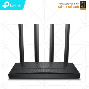Bộ Phát Wifi 6 TP-Link Archer AX12 (Chuẩn AX/ AX1500Mbps/ 4 Ăng-ten ngoài/ Wifi Mesh/ 35 User)