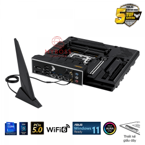 Mainboard ASUS TUF GAMING B760M-BTF WIFI D4 (Intel B760, Socket 1700, m-ATX, 4 khe RAM DDR4)