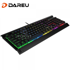 Bàn Phím Giả Cơ DareU LK145 USB Black - LED Rainbow