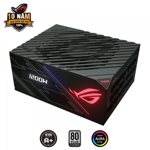 Nguồn Asus ROG Thor 1200W Platinum - RGB 1200W 80 Plus Platinum Full Modular