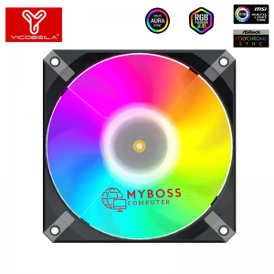 Fan YICOBEILA Led ARGB Sync Main - Black/ D1225VH12TB