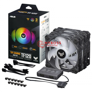 Fan ASUS TUF Gaming TF120 ARGB - Kit 3 Fan kèm HUB