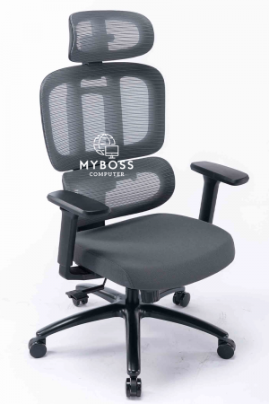 Ghế công thái học ergonomic WARRIOR – Hero series – WEC509 Black/Gray
