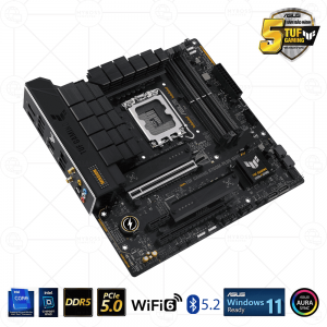 Mainboard ASUS TUF GAMING B760M-PLUS WIFI DDR5 (Intel B760, Socket 1700, m-ATX, 4 khe RAM DDR5, WIFI + Bluetooth)