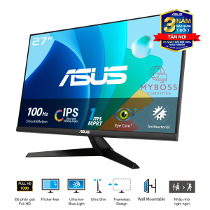 Màn Hình ASUS VY279HF 27in/ Full HD/ IPS/ 100hz/ 1ms MPRT/ Eye Care/ Adaptive Sync
