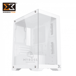 Vỏ Case XIGMATEK ENDORPHIN M ARTIC - White (Tặng 3 Fan ARGB/ Chỉnh Led Qua Phần Mềm)