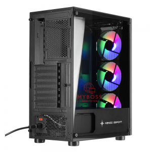 Vỏ Case KENOO ESPORT AF302-3F - Black (3 Fan RGB)