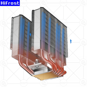 Tản nhiệt CPU Hifrost DT600 RGB - Black/ Dual Tháp