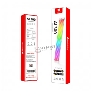 Dây Nguồn Trang Trí Coolmoon Aosor AL300 ARGB Neon - 24/ 16 Pin Mainboard Và VGA - White