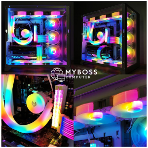 Tản nhiệt nước AIO Coolmoon Aosor AS240 ARGB - White