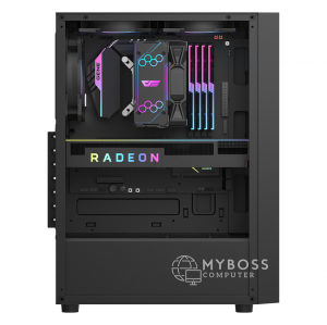 Vỏ Case DarkFlash A290 TG - Black (tặng 3 fan led RGB)