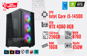 Bộ PC I5-14500/ Ram 16G/ SSD Nvme 256G/ VGA RTX 4060 8GB