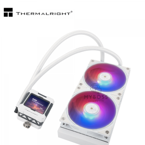 Tản Nhiệt Nước AIO Thermalright Frozen Warframe 240 ARGB - White (Màn Hình LCD Hiển Thị Thông Số)