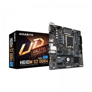 Mainboard Gigabyte H610M S2 DDR4 (Intel H610, Socket 1700, m-ATX, 2 khe RAM DDR4)