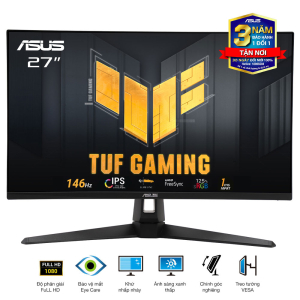 Màn Hình Gaming ASUS TUF Gaming VG279QE5A (27 inch - FHD - IPS - 146Hz - 1ms - Speaker) Màn Hình Gaming ASUS TUF Gaming VG279QE5A (27 inch - FHD - IPS - 146Hz - 1ms - Speaker)