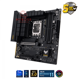 Mainboard ASUS TUF GAMING B760M-PLUS D4 (Intel B760, Socket 1700, m-ATX, 4 khe RAM DDR4)