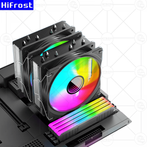 Tản nhiệt CPU Hifrost DT600 RGB - Black/ Dual Tháp