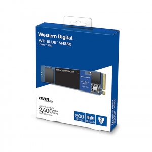 Ổ cứng SSD WD SN550 Blue 500GB M.2 2280 PCIe NVMe 3x4 (Đọc 2400MB/s - Ghi 1750MB/s)