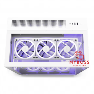Vỏ Case NZXT H9 Elite - White (3 Fan RGB)