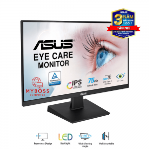 Màn Hình ASUS VA24ECE 23.8in/ Full HD/ IPS/ 75hz/ Eye Care/ USB Type C/ Adaptive Sync