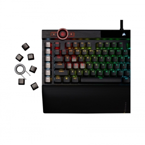 Bàn phím cơ Corsair K100 RGB Optical Switch - CORSAIR OPX Switch - Black