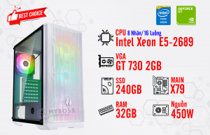 BỘ PC NOX, RENDER XEON E5-2689/ RAM 32G/ VGA GT 730 2G (8 Nhân - 16 Luồng)