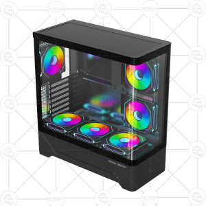 Vỏ Case KENOO ESPORT AKC300 - Black (No Fan)