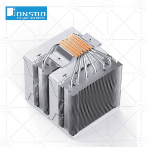 Tản nhiệt CPU Jonsbo CR-3000E ARGB - White/ Dual Tháp