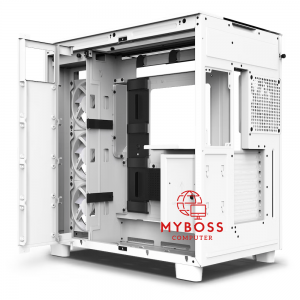 Vỏ Case NZXT H9 Elite - White (3 Fan RGB)