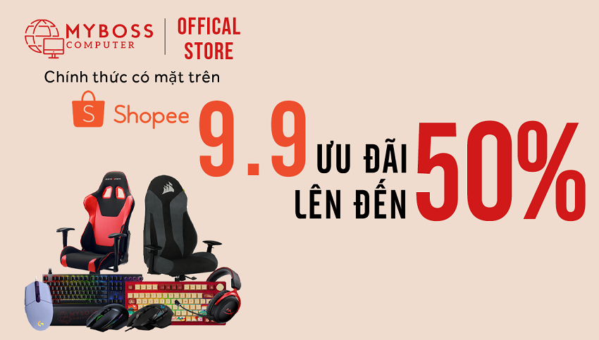 MYBOSS COMPUTER chính thức có mặt trên Shopee!