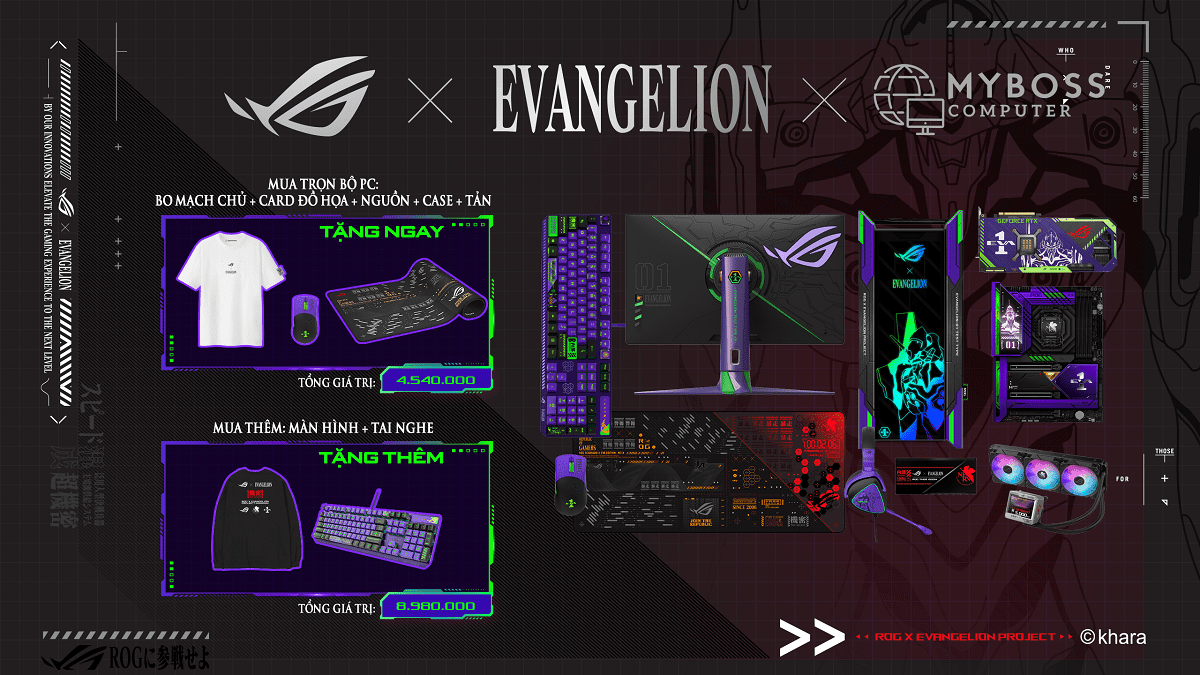 CHƯƠNG TRÌNH KHUYẾN MÃI: ROG x EVANGELION - Huyền thoại trở lại