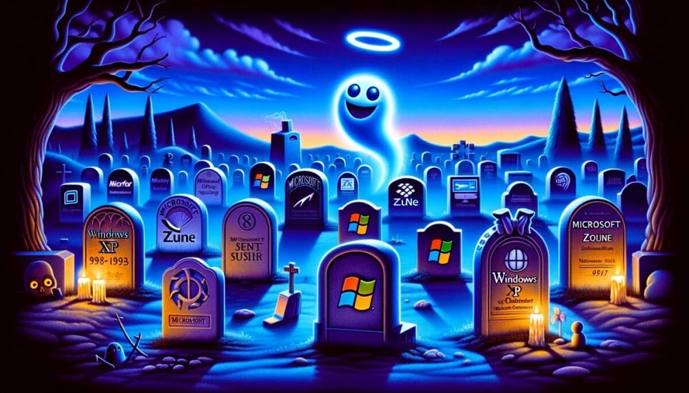 Microsoft Graveyard: ''Nghĩa trang ảo'' mà bạn có thể tìm thấy các sản phẩm đã bị Microsoft ''khai tử''