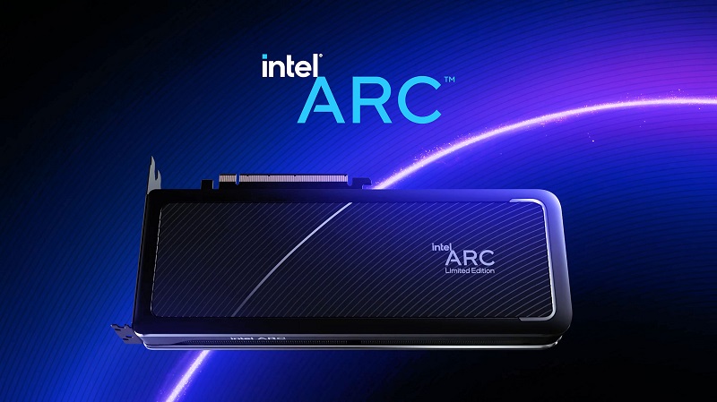 Intel nhá hàng hình ảnh Card đồ họa ARC 'Limited Edition": To và Đen